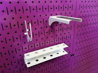 Metal Pegboard Tool Storage Wall Pack of Two