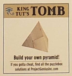 Puzzlebox Brainteaser - King Tut's Tomb - Tampa Home & Garden Store
