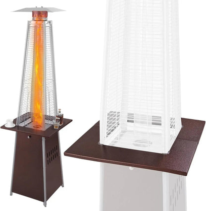 Pyramid Flame Patio Heater Accessory Table in bronze for Fire Sense/Balkene Home gas heater on Tampa Home & Garden Store