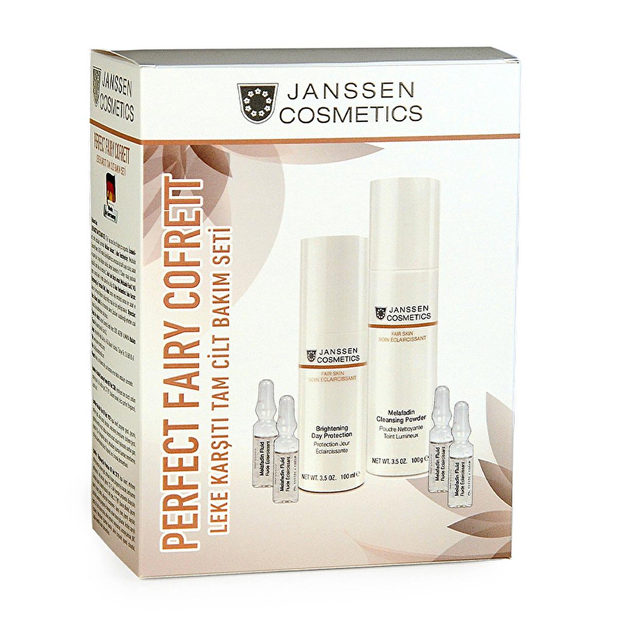 Janssen Cosmetics skincare set for hyperpigmentation with brightening hydrating white bottle kit on Tampa Home & Garden Store
