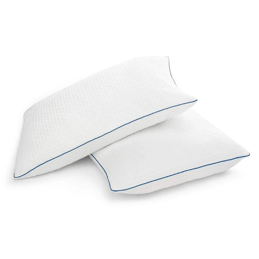 Set of 2 Queen size Memory Foam Pillow with Removable Machine Washable Cover - Tampa Home & Garden Store