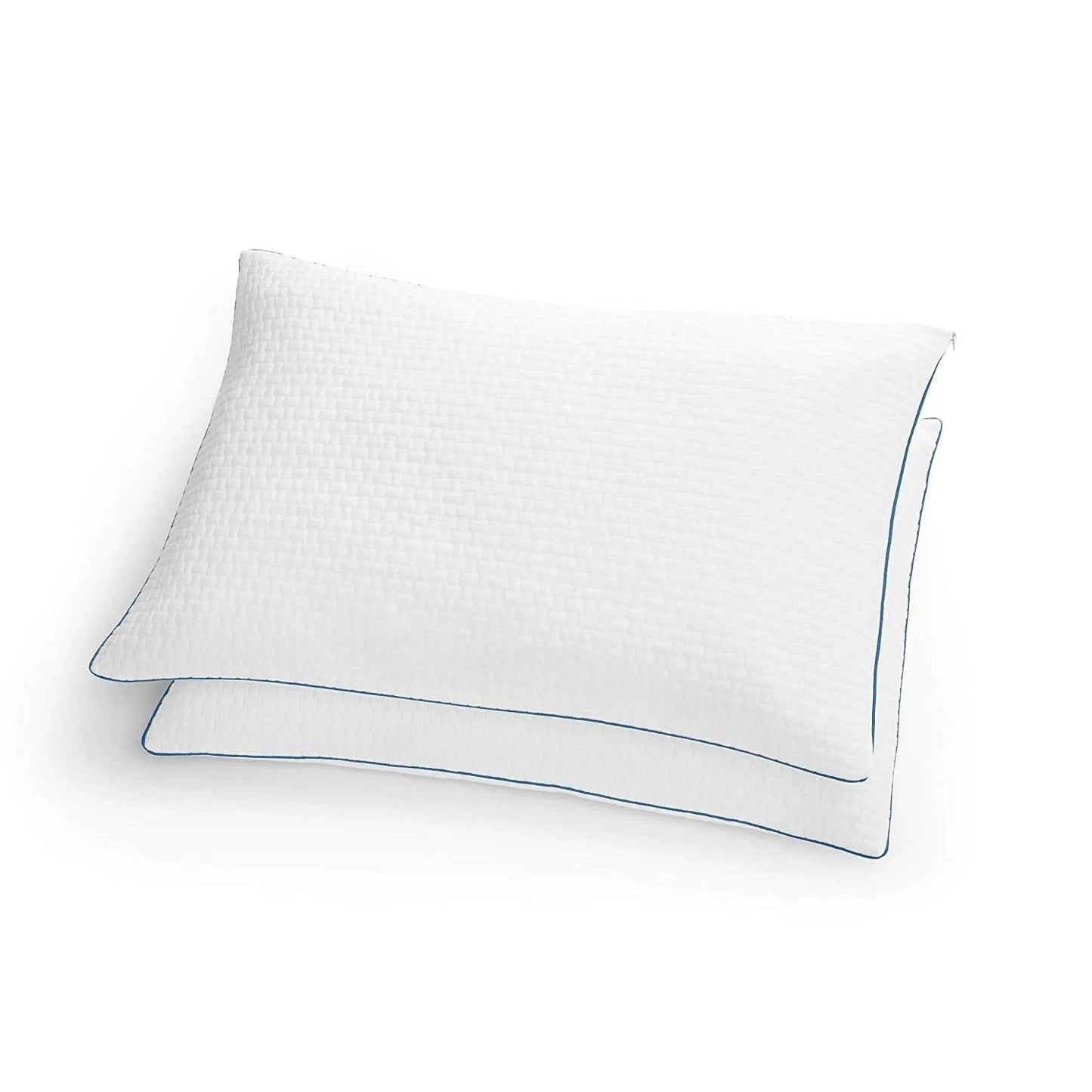 Juego de 2 almohadas de espuma viscoelástica tamaño queen con funda extraíble lavable a máquina