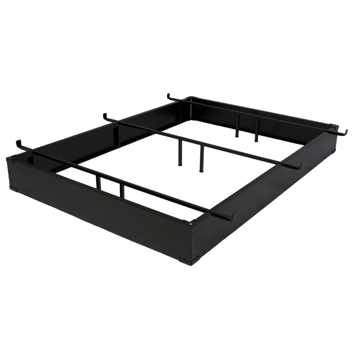 Base de cama de metal estilo hotel tamaño queen - 10 pulgadas de alto