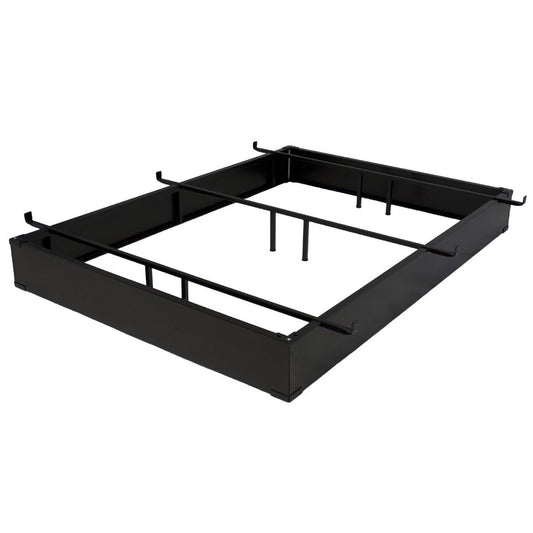 Queen Size Hotel Style Metal Bed Frame Bed Base - 10-inch High - Tampa Home & Garden Store