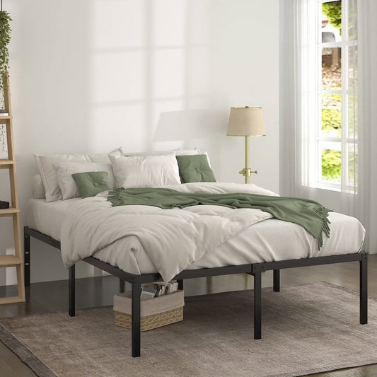 Queen 18-inch Metal Platform Bed Frame with Under-Bed Storage Space - Tampa Home & Garden Store