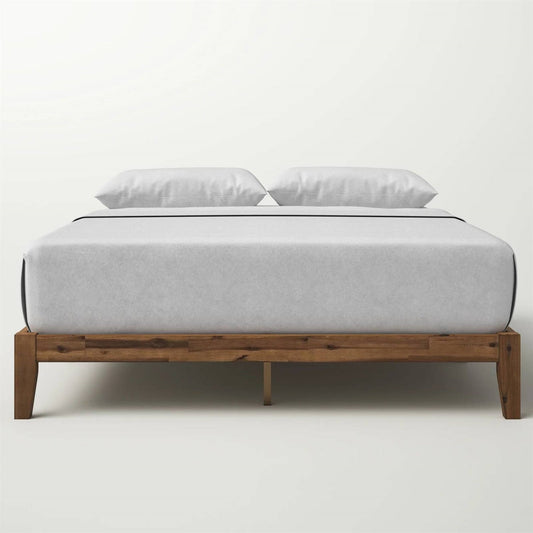 Queen Simple Modern Solid Wood Platform Bed Frame - 700 lb. Weight Capacity - Tampa Home & Garden Store