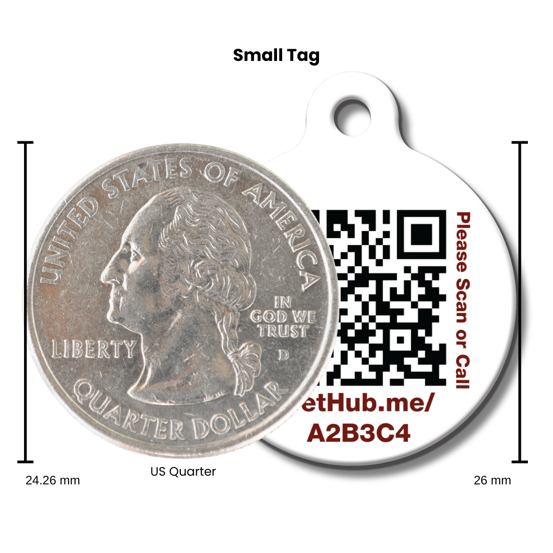 QR ID Pet Tag - Lost AF - Tampa Home & Garden Store