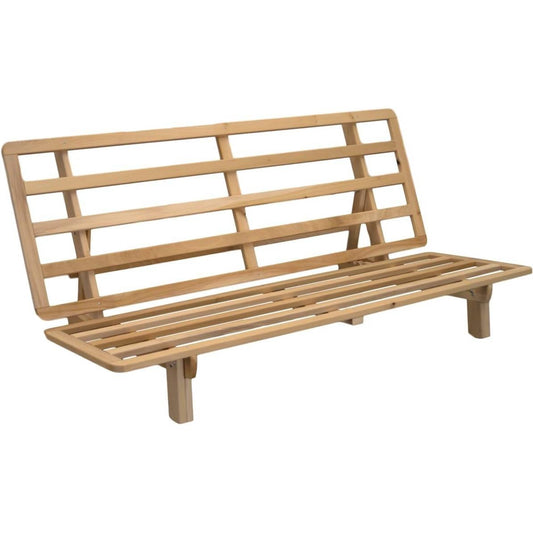 Queen size Solid Wood Futon Sofa Bed Frame - Made in the USA