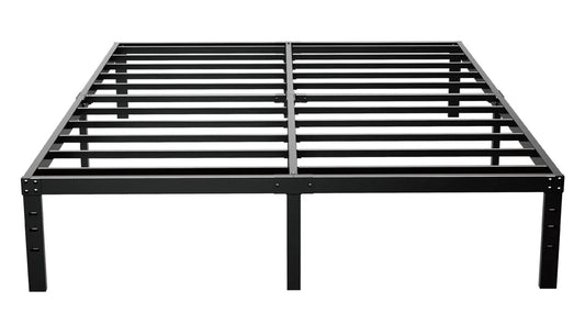 Queen 16-inch Heavy Duty Metal Bed Frame with 3,500 lbs Weight Capacity - Tampa Home & Garden Store