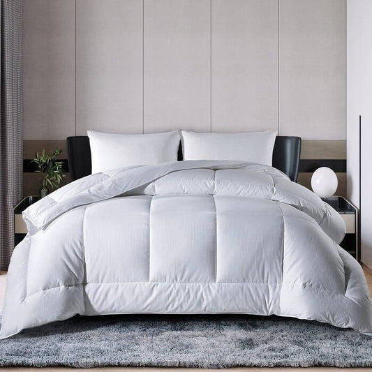 Queen Size All Seasons Soft White Polyester Down Alternative Comforter - Tampa Home & Garden Store