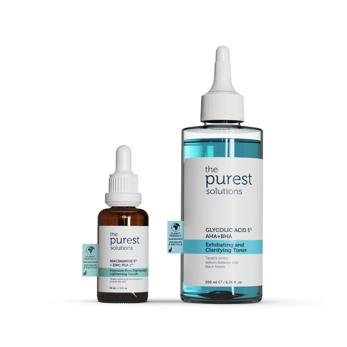 Acne treatment: The Purest Solutions Glycolic Acid 5% toner and Niacinamide 5% serum on Tampa Home & Garden Store