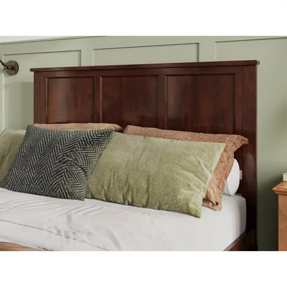 Queen Size Walnut Wood Finish Headboard for Bed
