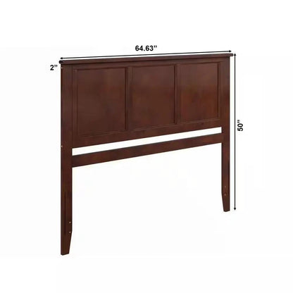 Queen Size Walnut Wood Finish Headboard for Bed