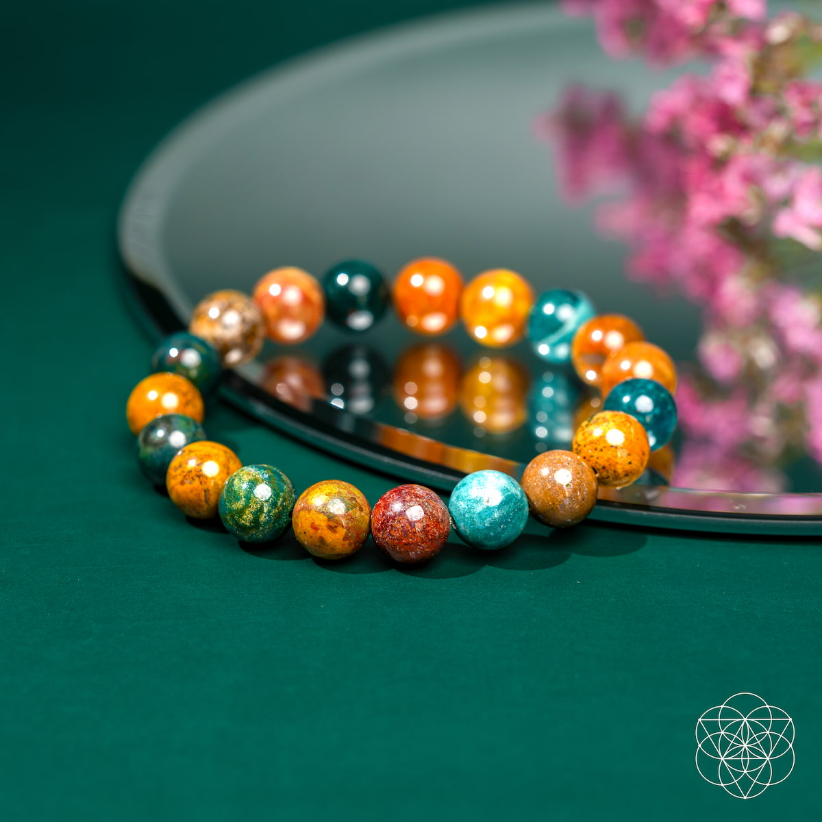 Quiet My Mind – Ocean Jasper Bracelet - Tampa Home & Garden Store