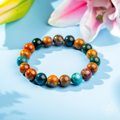 Quiet My Mind – Ocean Jasper Bracelet - Tampa Home & Garden Store
