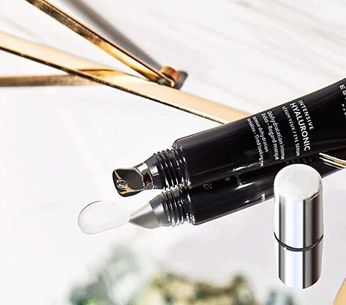 Institut Esthederm Intensive Hyaluronic Eye Serum 15ml black glass bottle with dropper on Tampa Home & Garden Store