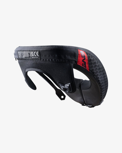 2026 R3 Race Collar neck brace by EVS Sports, black with red logo accents on Tampa Home & Garden Store