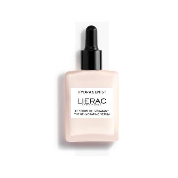 Lierac Hydragenist Rehydrating Serum pink glass dropper bottle for sensitive skin on Tampa Home & Garden Store