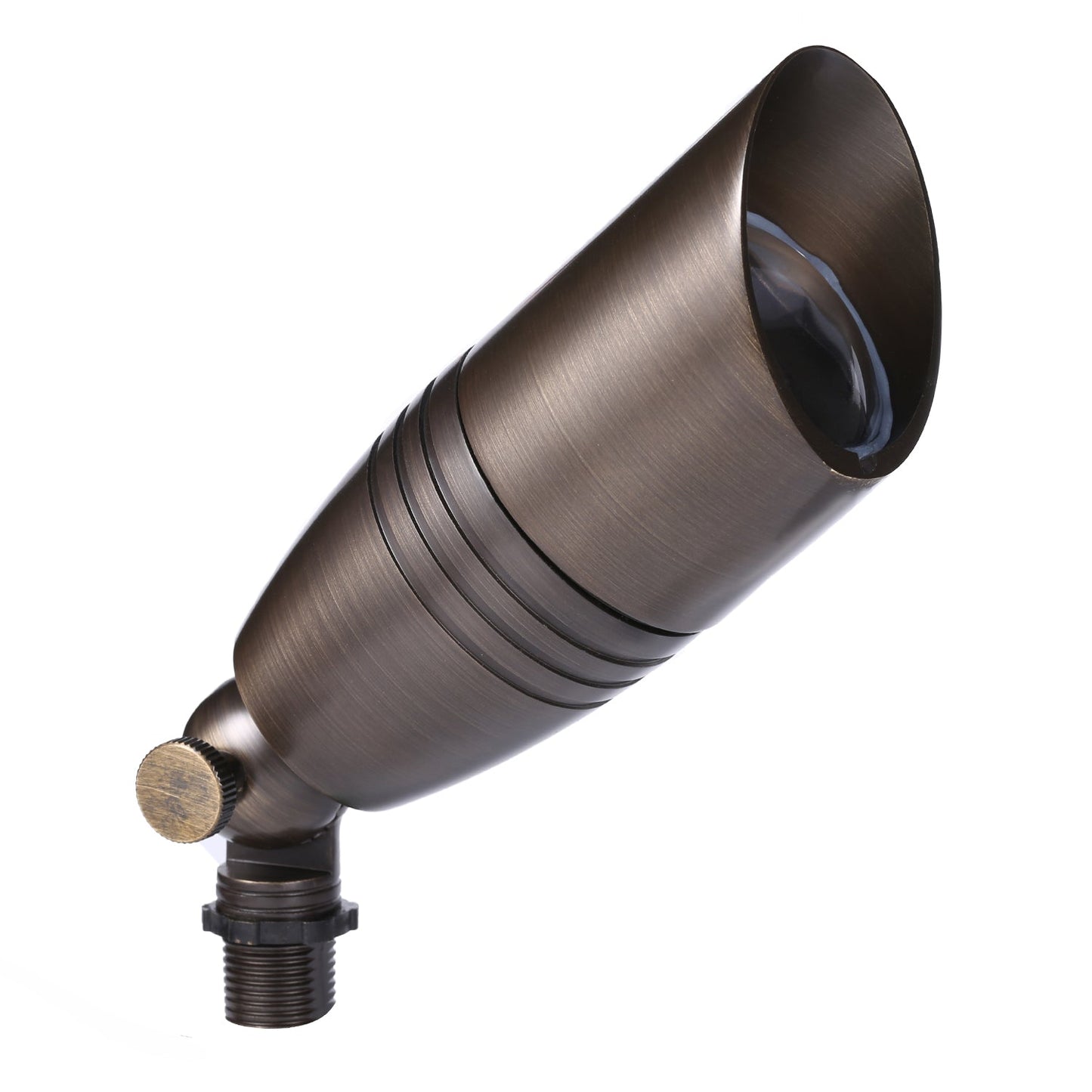 RAL8102 x20 Package Brass Bullet Accent Light Low Voltage LED Outdoor Landscape Spotlight - Tampa soil911.com