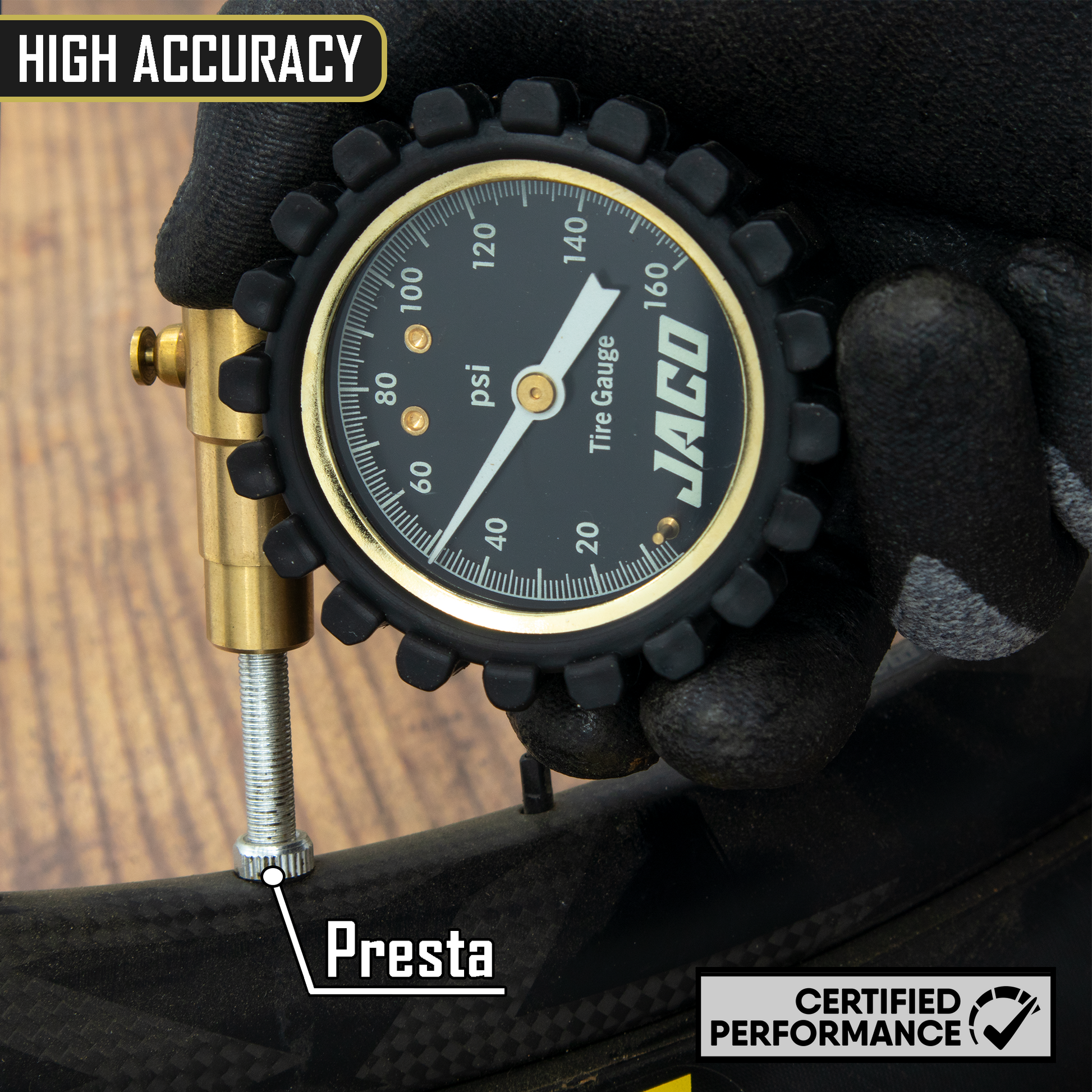 RDX-160 Presta Tire Pressure Gauge for Bikes (Max 160 PSI) | Road Bike & BMX Series - Tampa Home & Garden Store