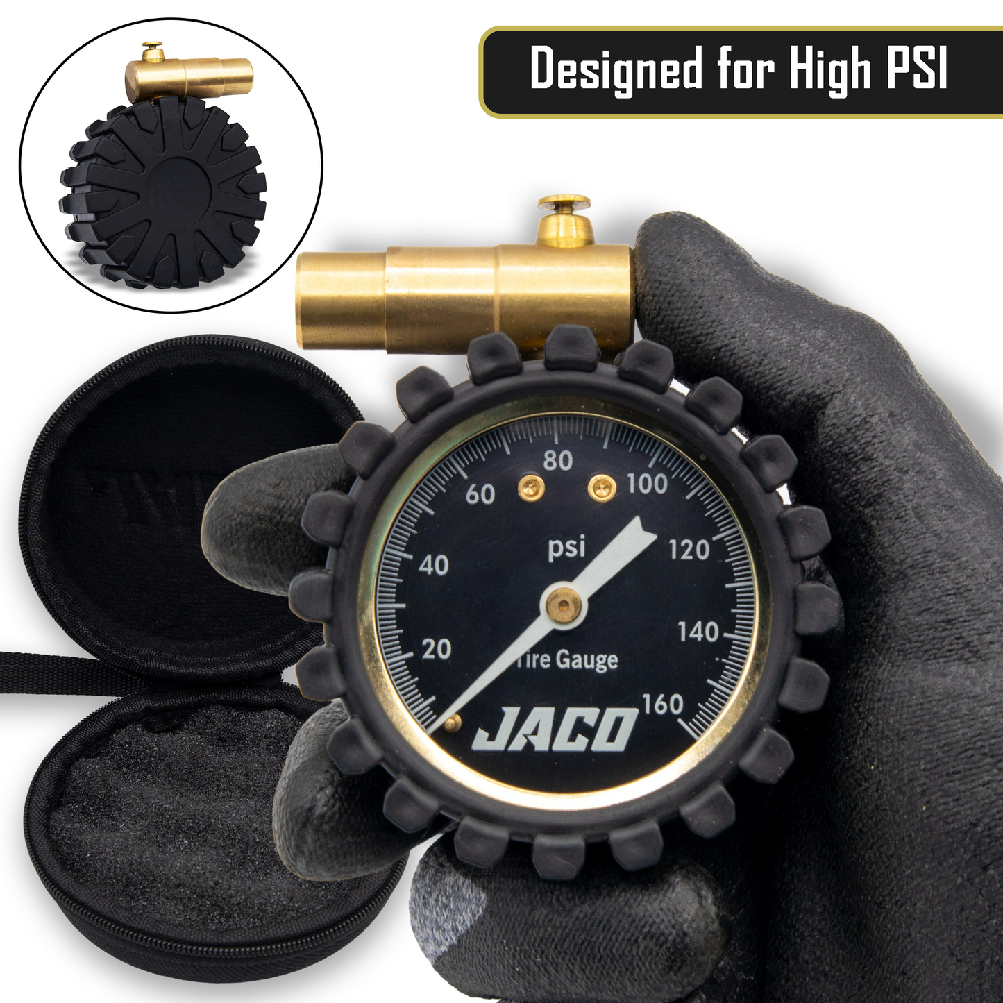RDX-160 Presta Tire Pressure Gauge for Bikes (Max 160 PSI) | Road Bike & BMX Series - Tampa Home & Garden Store