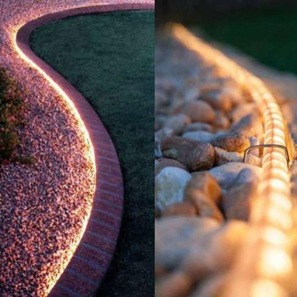 RL100 LED Low Voltage Rope Lights Outdoor IP65 3000K, 5000K, Multi Color RGB, Pink, Purple, Red, Yellow, Blue, Green - Tampa Home & Garden Store