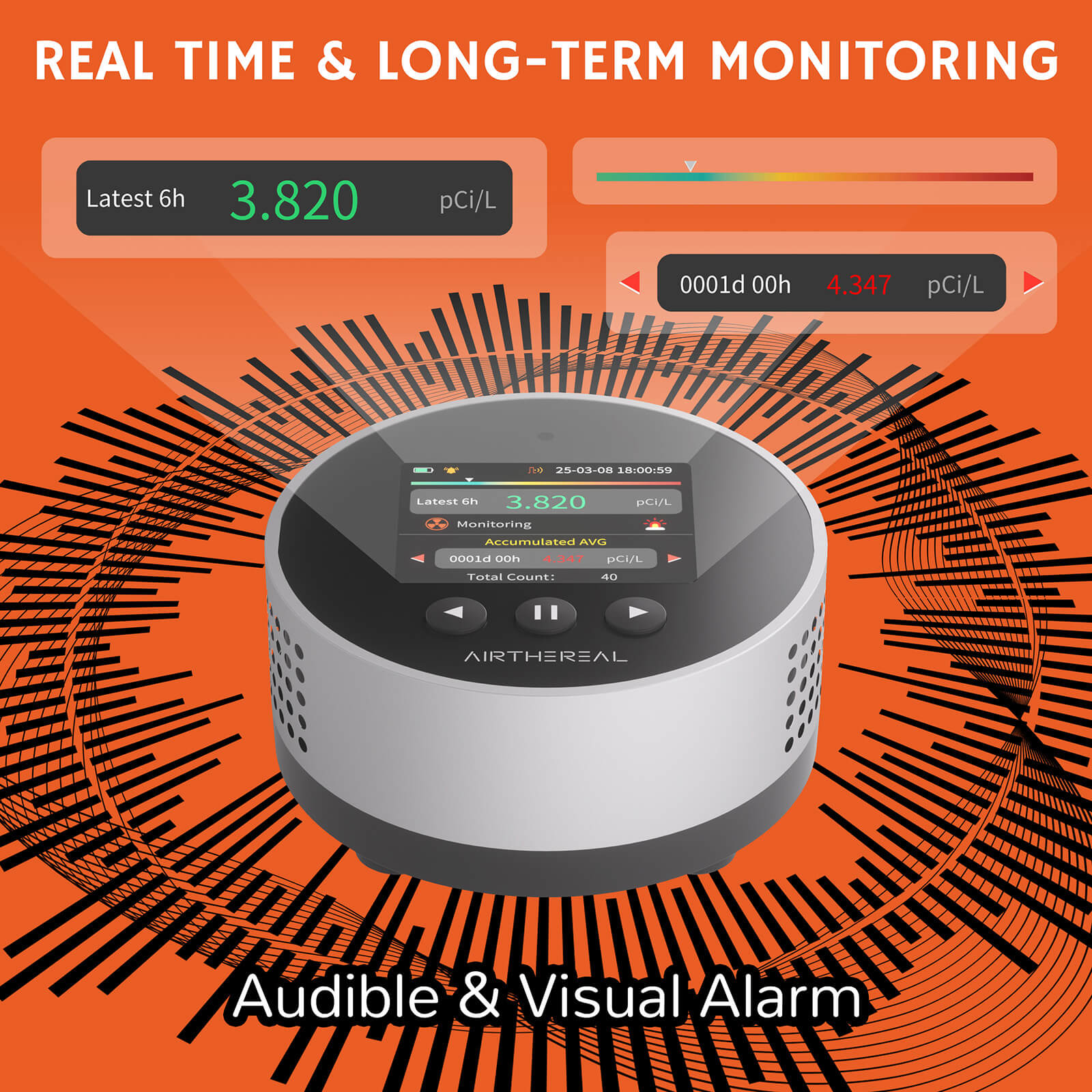 RM-65 Radon Detector for Home Basement - Tampa Home & Garden Store