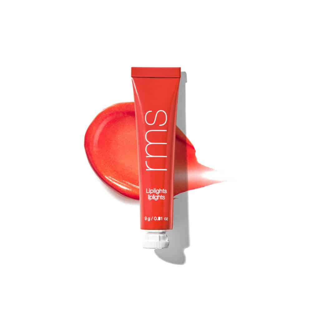 RMS Beauty Liplights Cream Lip Gloss red-orange tube Nava Beauty on Tampa Home & Garden Store
