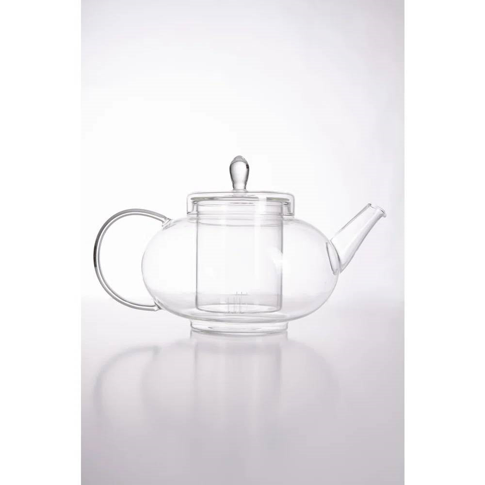 Tetera de vidrio de borosilicato de 1.500 ml / 50 oz con infusor extraíble