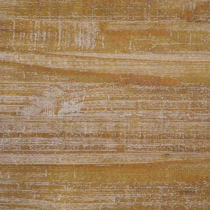 Cama de plataforma rústica de pino macizo FarmHome, tamaño queen