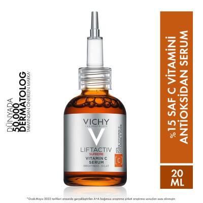 Vichy Liftactiv 15% Pure Vitamin C Serum bottle with dropper, amber glass, 20 ml on Tampa Home & Garden Store