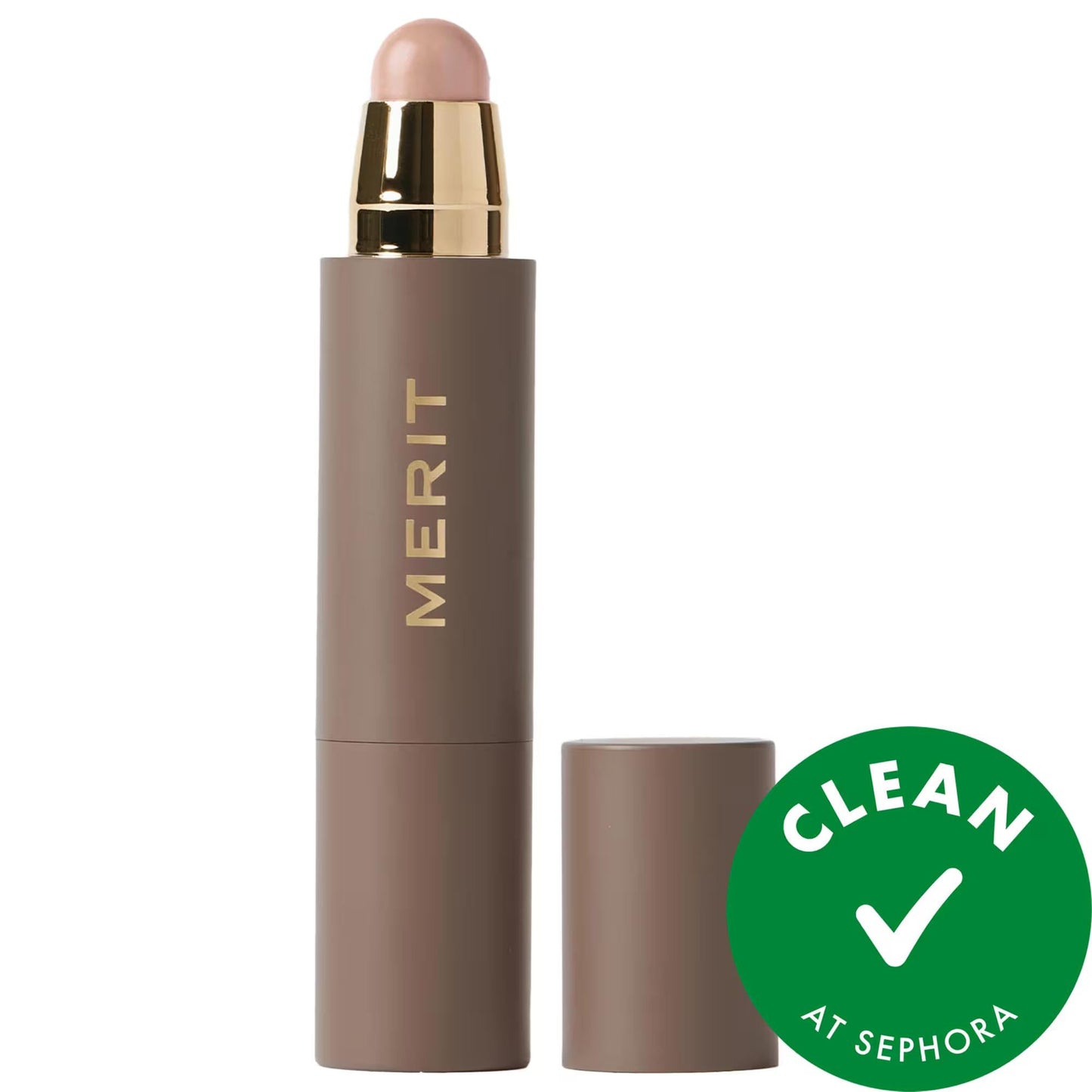 Beauty Care Bag foundation stick taupe shade with gold cap; two sticks shown on Tampa Home & Garden Store
