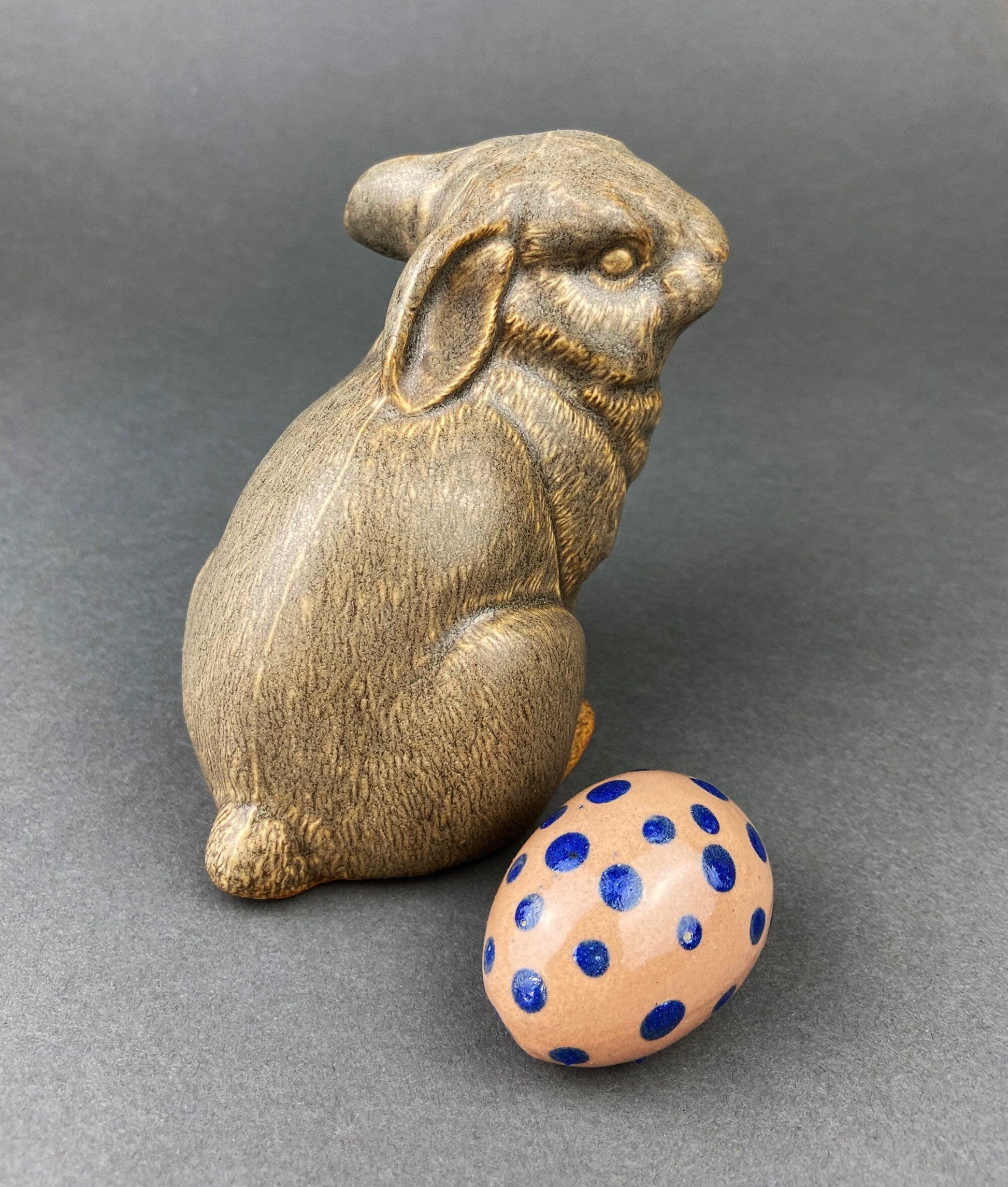 Rabbit/Bunny Figurine.  Beige Ceramic Bunny.  Easter/Spring Celebration. Gift Idea for holidays. - Tampa Home & Garden Store