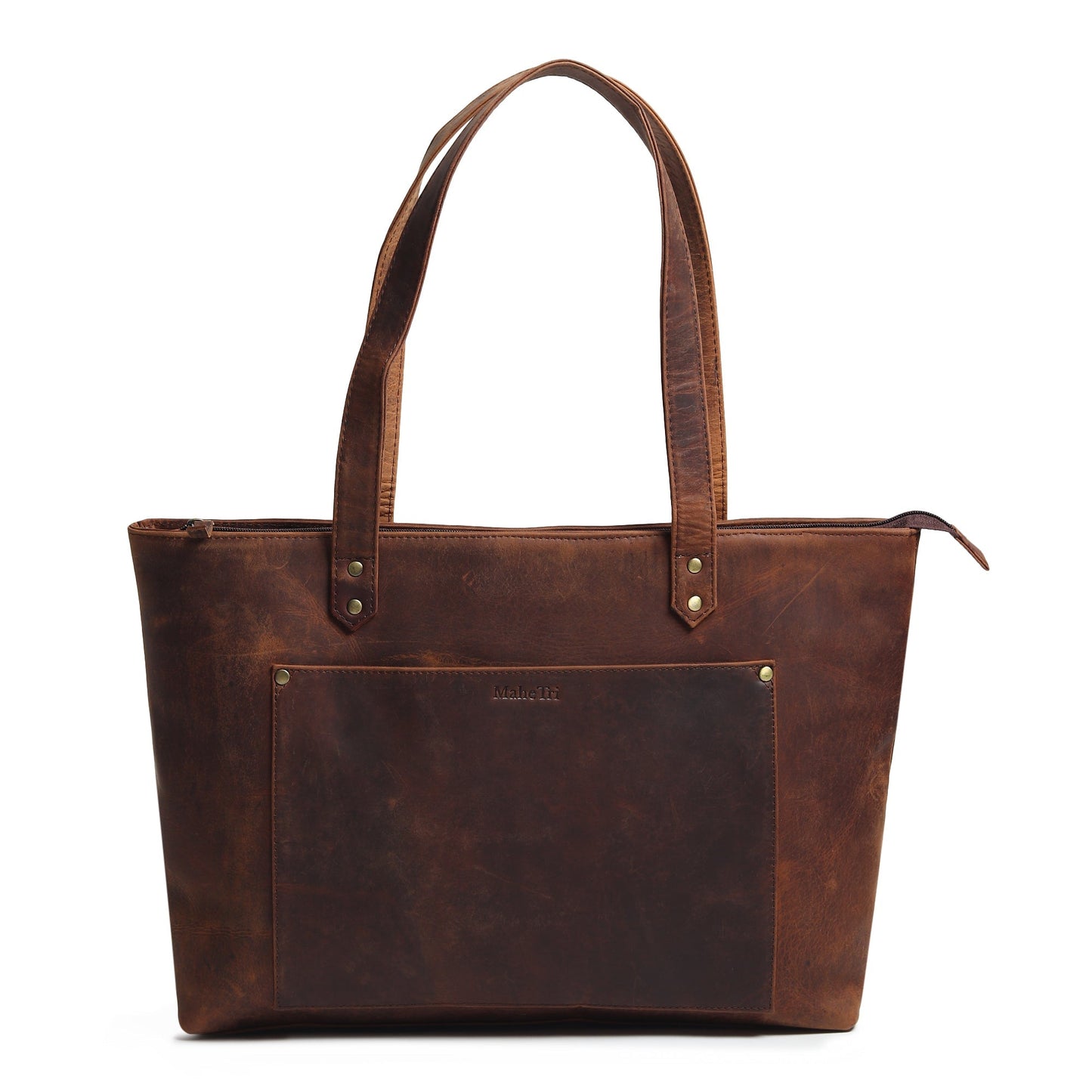 Rachel Large Leather Tote - Tampa Home & Garden Store