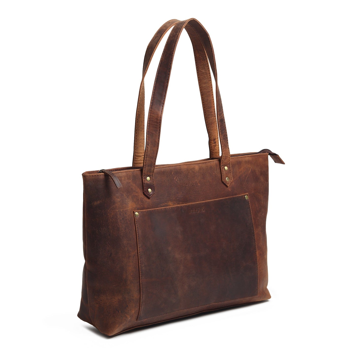 Rachel Large Leather Tote - Tampa Home & Garden Store