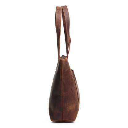 Rachel Large Leather Tote - Tampa Home & Garden Store