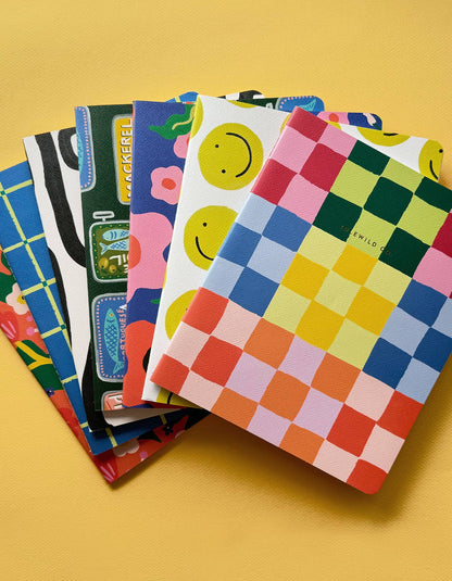 Rainbow Check Notebook Duo - Tampa Home & Garden Store