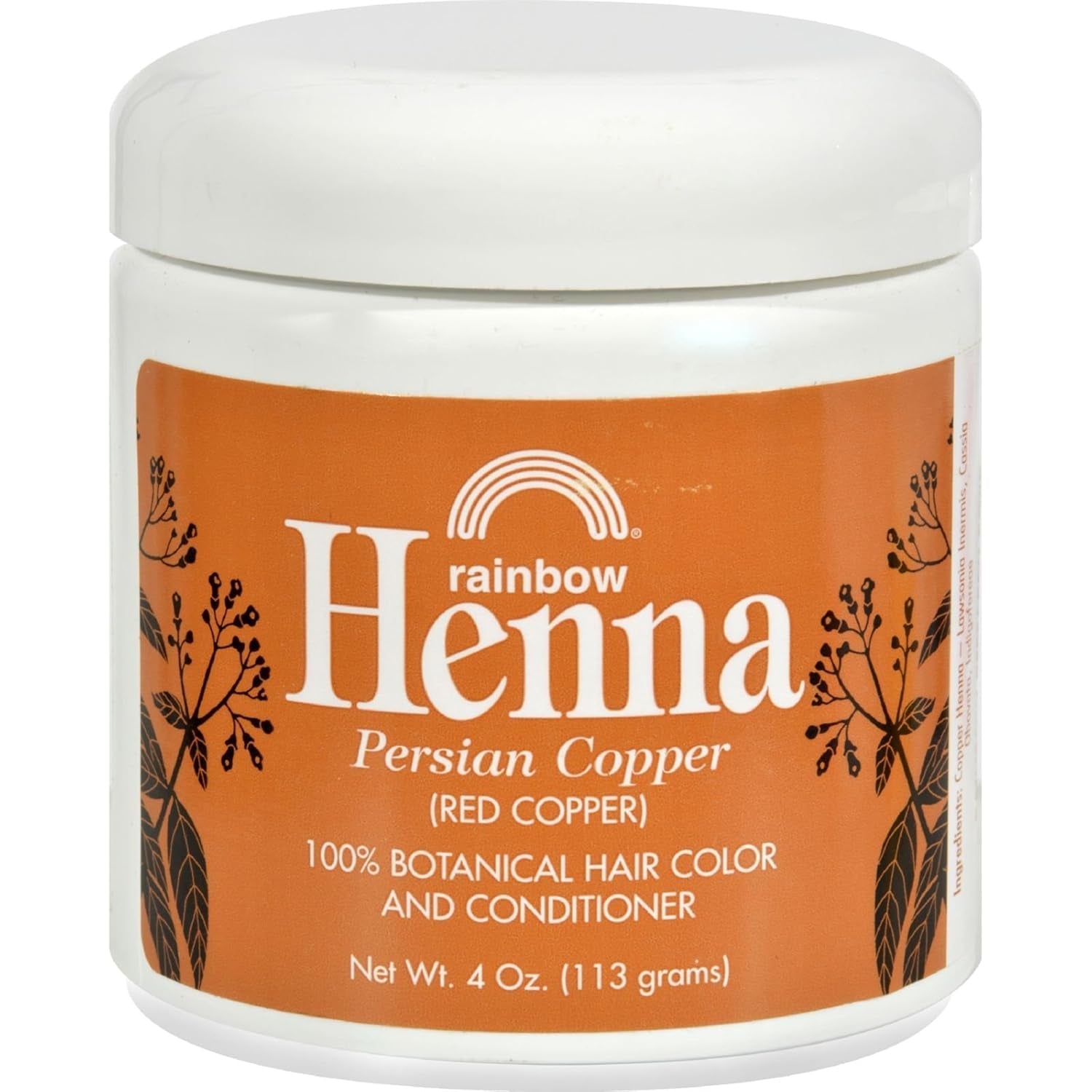 Rainbow Research Henna Hair Color & Conditioner – Persian Copper Red (4 oz) - Tampa Home & Garden Store