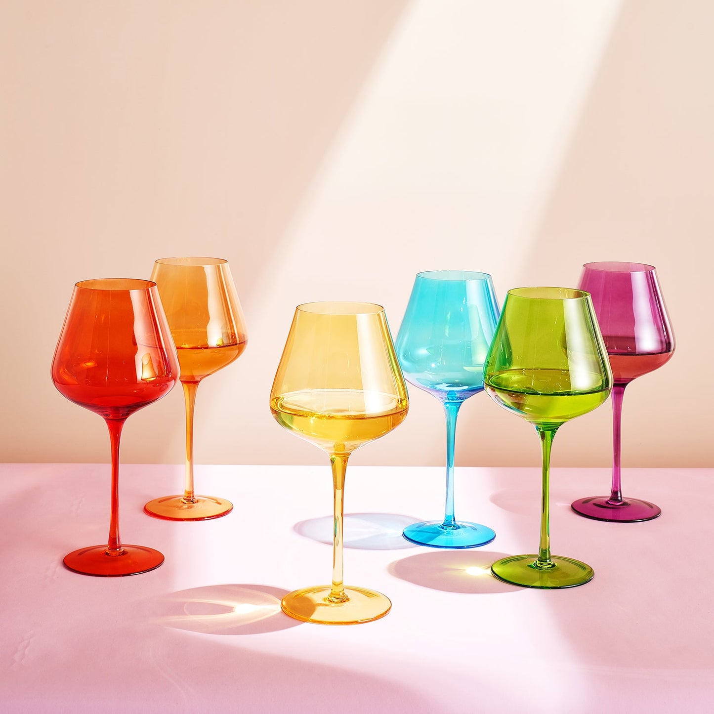 Stagioni Stemmed Wine Glasses and Pride Set