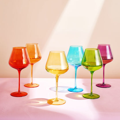 Stagioni Stemmed Wine Glasses and Pride Set