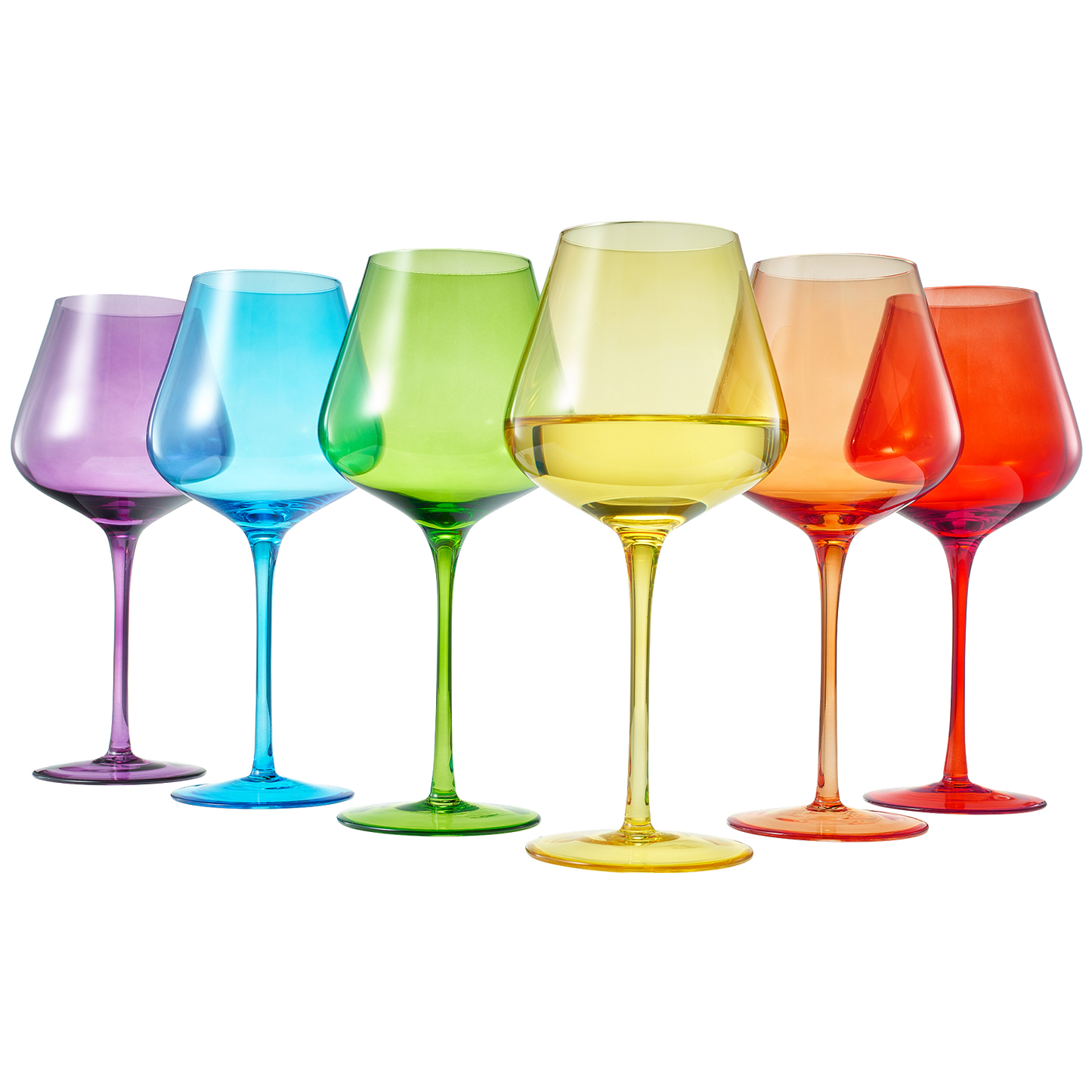 Stagioni Stemmed Wine Glasses and Pride Set