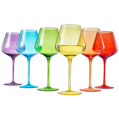 Stagioni Stemmed Wine Glasses and Pride Set