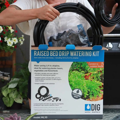 Watering - Raised Bed Drip Irrigation Kit - Tampa soil911.com