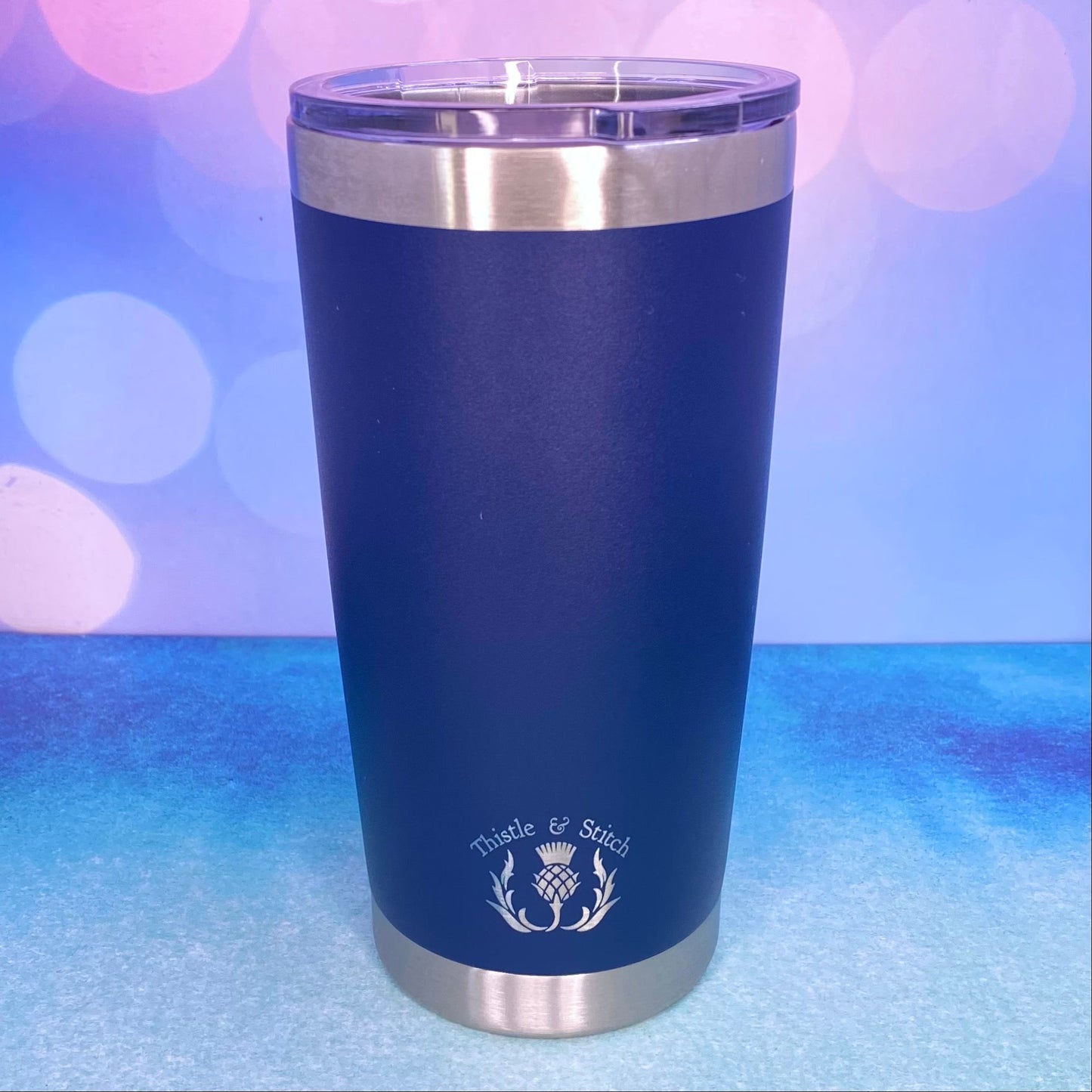 Rampant Lion of Scotland Royal Flag Laser Engraved Powder Coated 20oz Double Walled Insulated Tumbler - Tampa Home & Garden Store