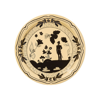 Randolph's Winston Salem Distinguished Gentleman Gold and Black Dessert Collegiate Paper Plates - 8 Pack - Tampa Home & Garden Store