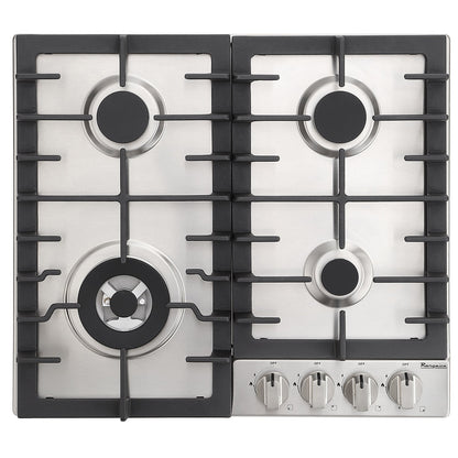 Rangaire 24" Gas Cooktop 4 Burners Stainless Steel RCG241S - Tampa Home & Garden Store