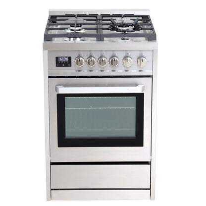 Rangaire 24" Gas Range Convection Oven Freestanding Stainless Steel RRG241TS - Tampa Home & Garden Store
