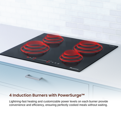 Rangaire 24" Induction Cooktop 4 Burners RCI241S - Tampa Home & Garden Store