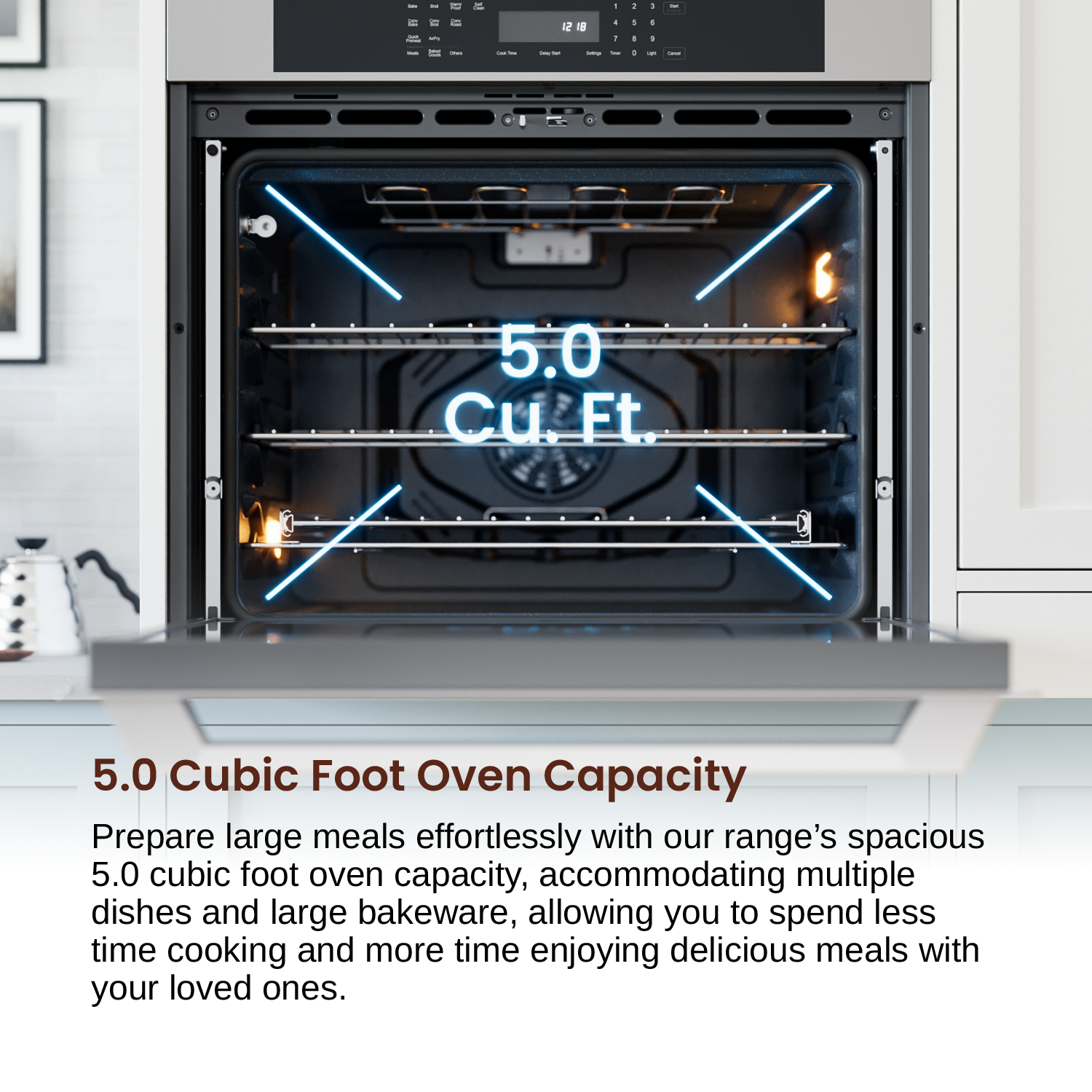 Rangaire 30" Double Electric Wall Oven Self-cleaning Air Fry True Convection Stainless Steel RWOD301GS - Tampa Home & Garden Store