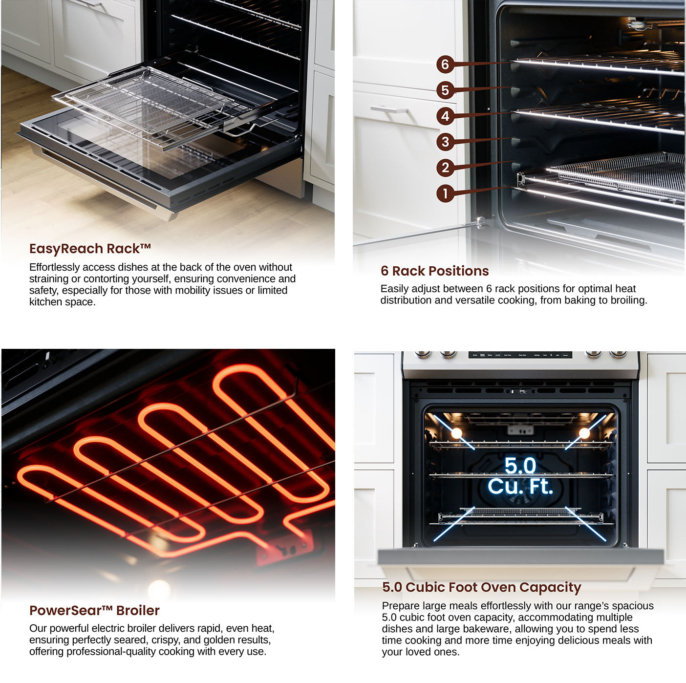 Rangaire 30" Electric Range AirFry Convection Oven Slide-in Stainless Steel RRE303TS - Tampa Home & Garden Store